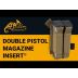 Подвійний підсумок Helikon Double Pistol Magazine Insert для пістолетних магазинів - Shadow Grey