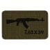 Naszywka M-Tac AKM 7,62 x 39 Laser Cut - Ranger Green/Black