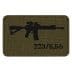 Naszywka M-Tac AR-15 223/5,56 Laser Cut - Ranger Green/Black