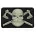 Флуоресцентний пластир M-Tac Bearded Skull 3D ПВХ - чорний
