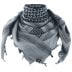 Арафатка захисний шарф M-Tac Shemagh Grey/Black