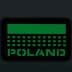 Naszywka M-Tac Flaga Poland Laser Cut - Black Luminate 