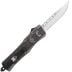 Nóż sprężynowy CobraTec OTF Medium Tungsten and Graphite Black