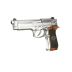 Pistolet ASG GBB WE-2058 BIOHAZARD Silver