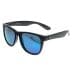 Okulary przeciwsłoneczne OPC Lifestyle Ibiza Blk Mat Blue z polaryzacją 