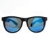 Okulary przeciwsłoneczne OPC Lifestyle Ibiza Blk Mat Blue z polaryzacją 