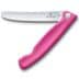 Nóż składany kuchenny Victorinox Pink - ząbkowany z zaokrąglonym czubkiem