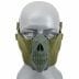 CS Skull Маска для обличчя - оливкова