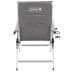 Krzesło turystyczne Coleman 5 Position Padded Aluminium - Grey