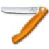 Nóż składany kuchenny Victorinox Orange - ząbkowany z zaokrąglonym czubkiem