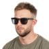 Okulary przeciwsłoneczne OPC Lifestyle Ibiza Blk Mat z polaryzacją