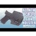 Kabura OWB prawa Bravo Concealment do pistoletu Glock 17/19/22/23/31/32 z latarką TLR-1 HL - Black