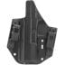 Кобура на поясна права Bravo Concealation для пістолета Glock 17/22/31/47 - Black