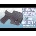 Кобура на поясна права Bravo Concealation для пістолета Glock 17/22/31/47 - Black