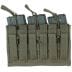 Potrójna ładownica Voodoo Tactical Triple Open Top Mag Pouch na magazynki M4 / M16 - Olive Drab