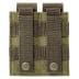 Ładownica Voodoo Tactical Pistol Mag Double na 2 magazynki pistoletowe - Olive Drab
