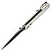 Nóż składany CMB Predator 14C28N - White/Black Blade