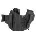 Кобура Doubletap Gear Kydex IWB Appendix Elastic з підсумком для пістолетів H&K P30/SFP - Black