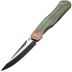 Nóż składany Bestech Knives Thyra - Two-Tone Blade/Green Titanium