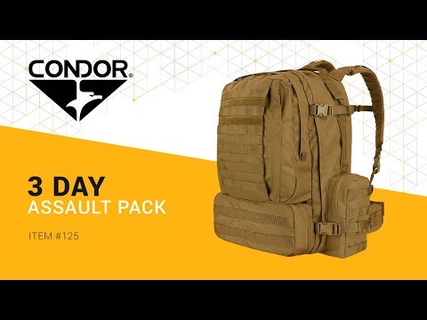 Plecak Condor 3 Day Assault Pack 50 l Coyote Brown sklep Militaria.pl