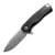 Nóż składany LionSteel ROK Aluminium Black