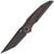 Nóż składany Bestech Knives Blind Fury - Black Stonewash/Black Titanium Red Marble Carbon Fiber