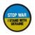Naszywka Stop war - stand with Ukraine 