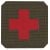 Naszywka medyczna M-Tac Medic Cross Laser Cut - Ranger Green/Red