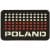 Бейдж M-Tac Flag Poland Laser Cut - Чорний Білий/Червоний