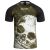 Koszulka termoaktywna Military Gym Wear Rashguard Skull Military - Khaki