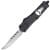 Nóż sprężynowy CobraTec OTF Large - Black Punisher