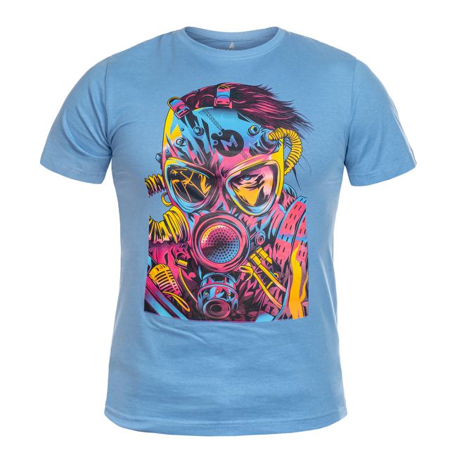 Koszulka T-Shirt Voyovnik Cyberpunk - Niebieska 