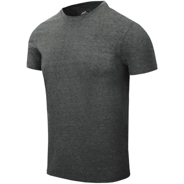 Koszulka T-Shirt Helikon Slim - Black/Grey Melange 