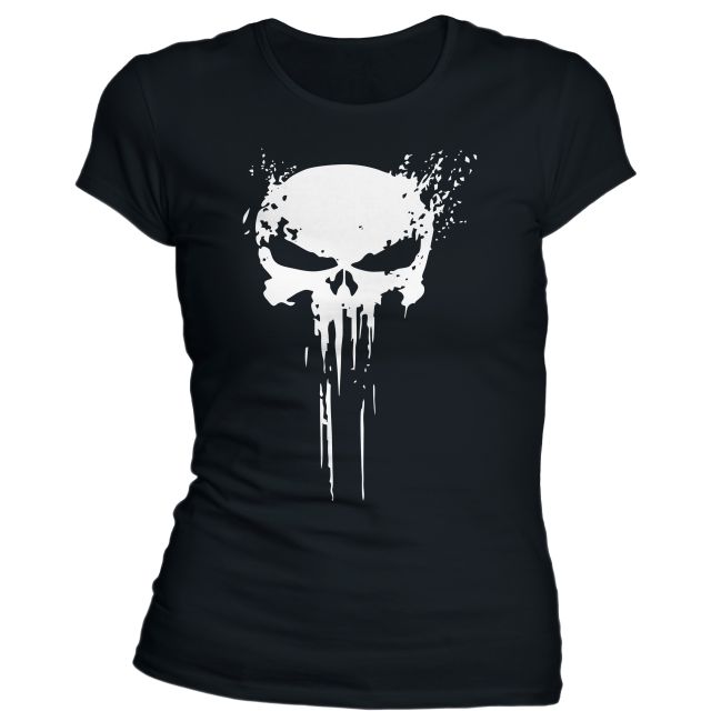 Koszulka T-Shirt damska TigerWood Punisher Black
