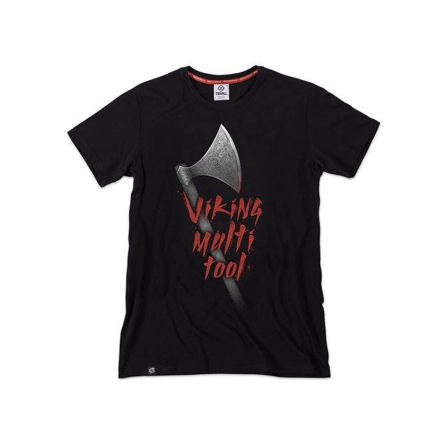 Koszulka T-shirt Tirvall  Viking Multitool - czarna