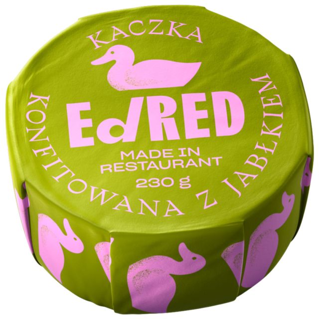 Żywność konserwowana Ed Red - kaczka konfitowana z jabłkiem 230 g