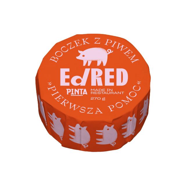 Żywność konserwowana Ed Red - boczek z piwem "Pierwsza pomoc" 270 g