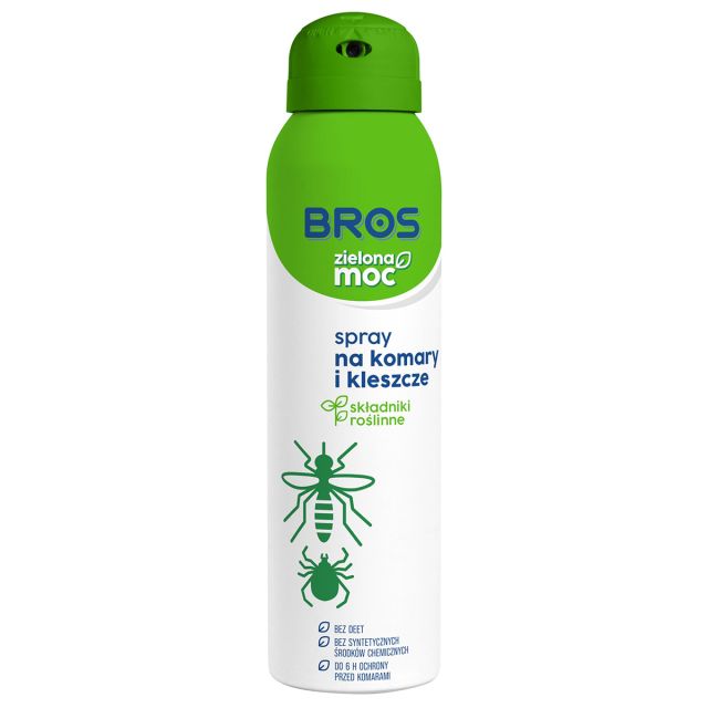 Spray Bros na komary i kleszcze Zielona Moc 90 ml