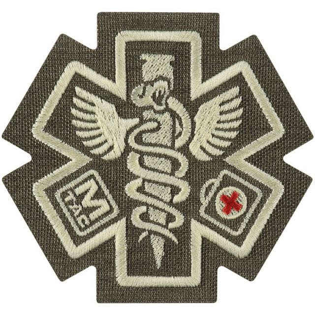 Нашивка M-Tac Paramedic (Haft) - Ranger Green