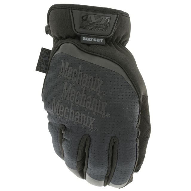 Rękawice antyprzecięciowe Mechanix Wear FastFit D4-360 - Covert Black