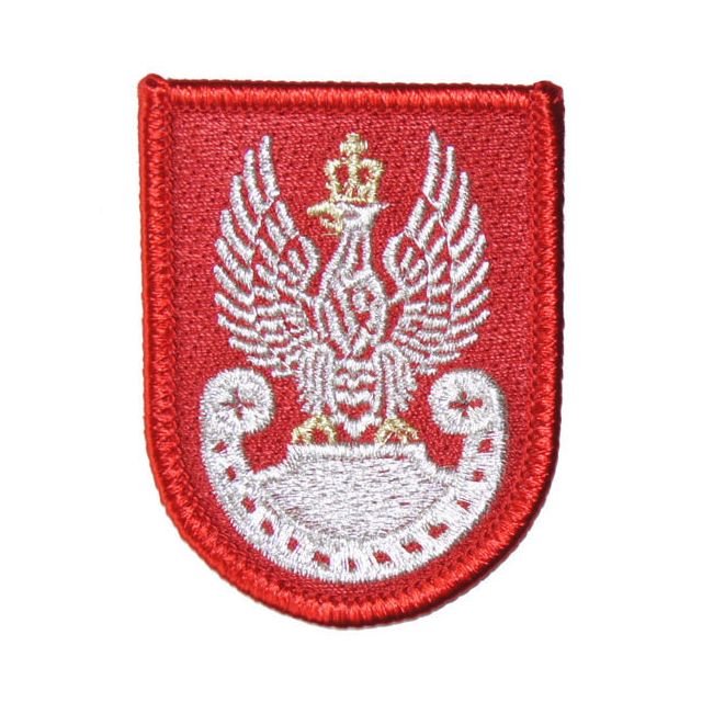 Emblemat "Orzełek Wojska Polskiego" - szkarłatny