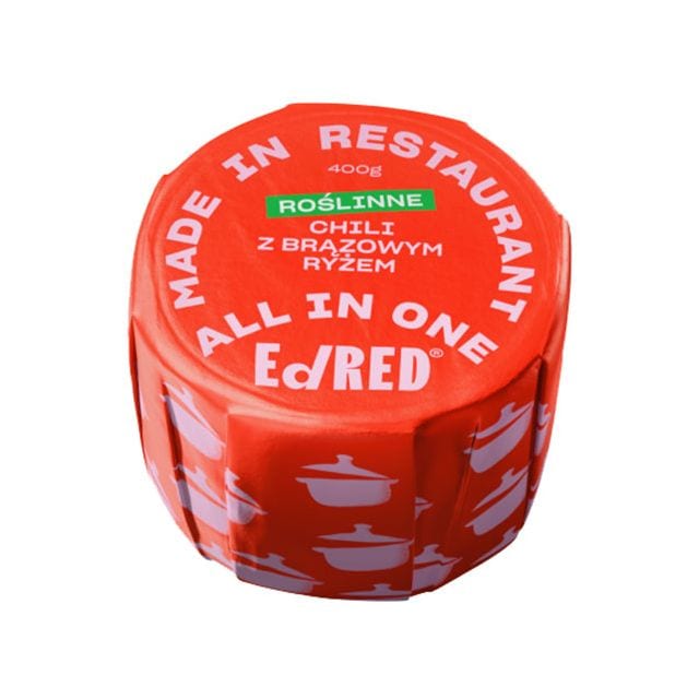 Żywność konserwowana Ed Red - roślinne chili z brązowym ryżem 400 g