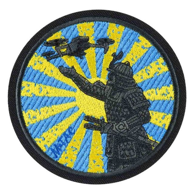 Нашивка M-Tac Шлях Самурая Вишивка - Black/Blue/Yellow