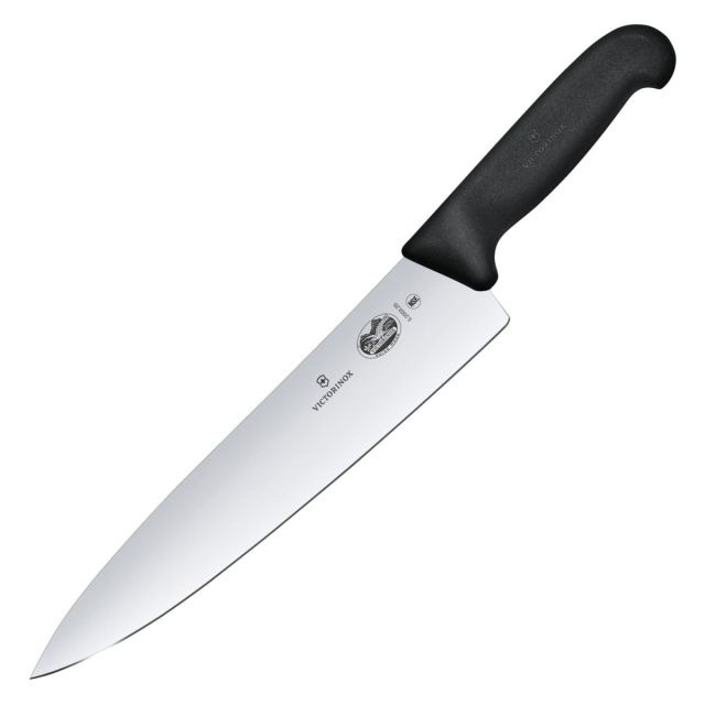Nóż kuchenny Victorinox Black - szerokie ostrze 25 cm