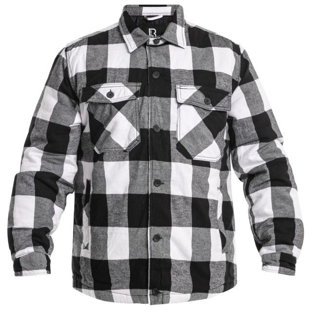Kurtka Brandit Lumber Jacket - White/Black
