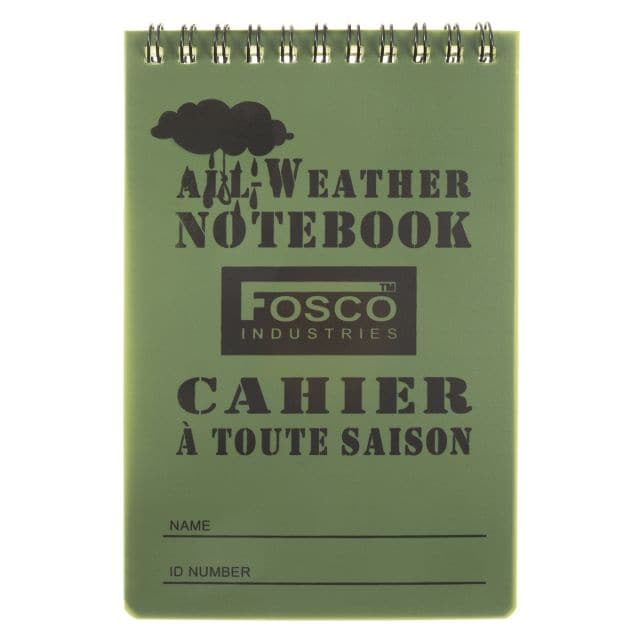 Notes wodoodporny Fosco large - oliwkowy
