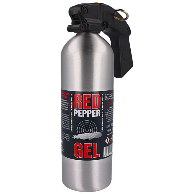 Gaz pieprzowy Red Pepper Gel - stożek 750 ml - Silver