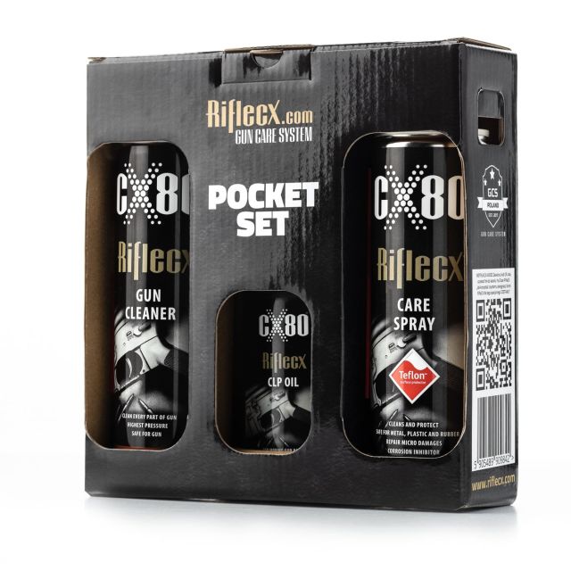 Набір для обслуговування зброї RifleCX CX80 Pocket Set