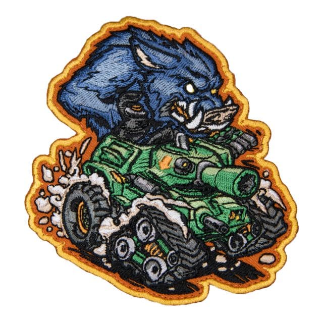 Нашивка Mil Spec Monkey - War Machine Boar Blue