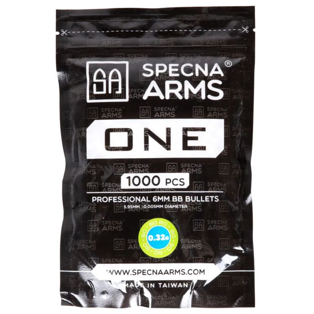 Kulki ASG biodegradowalne Specna Arms One Bio 0,32 g 1000 szt. - Białe